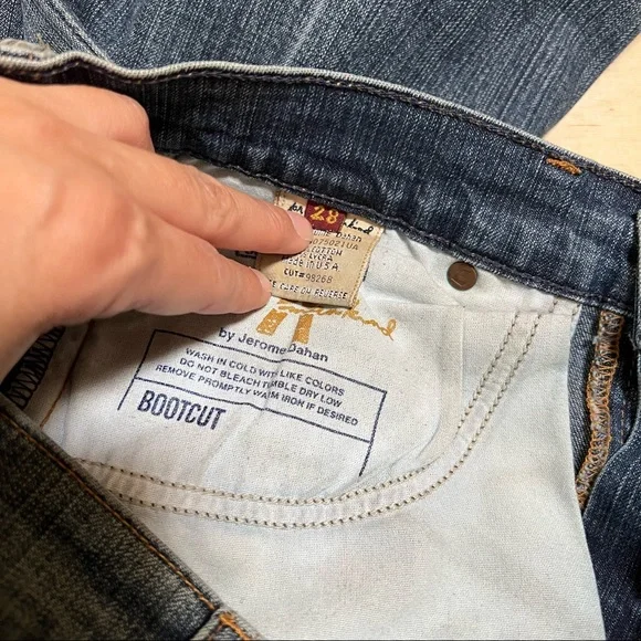 Seven for all mankind boot cut jeans size 28 - Picture 7 of 10